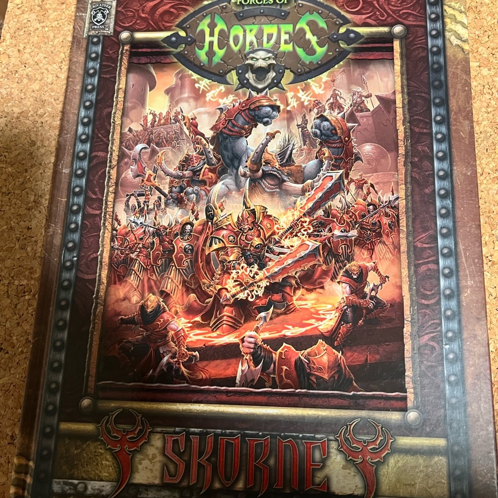 Hordes Skorne Hardcover Rulebook